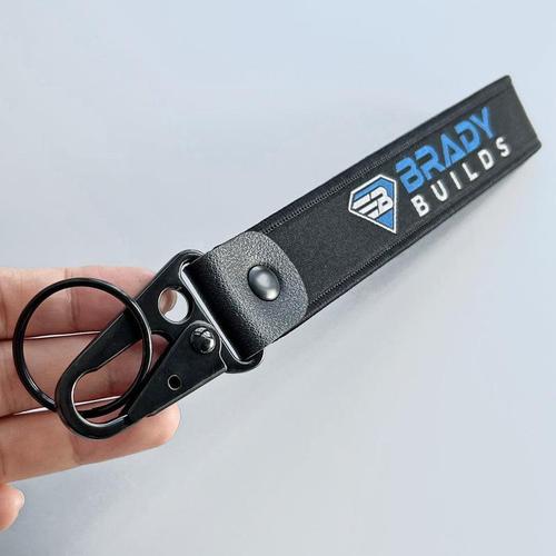 Custom Woven Wrist Loop Keychain - Free Design Proof & Quote
