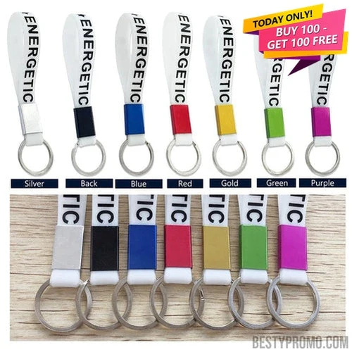 Custom Silicone Wrist Loop Keychain