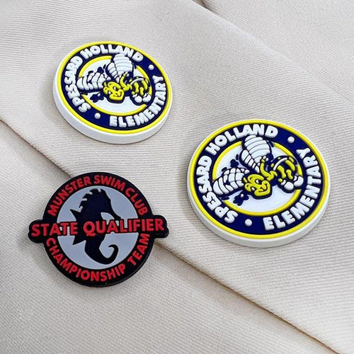Custom 3D Die-Cut Soft PVC Rubber Lapel Pin (Badge) – Free Proof & Quote