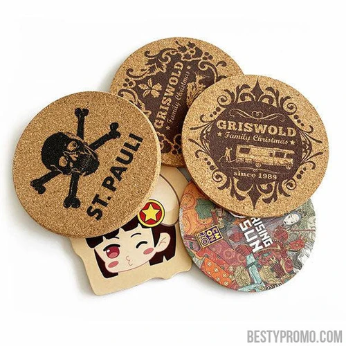 Custom Sublimation Cork Coasters