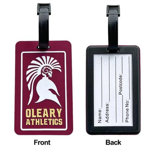Custom PVC Rubber Luggage Tag – Free Design Proof & Quote