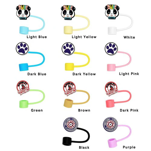 Custom Straw Toppers with Logo (8mm/10mm) – Free Proof & Quote