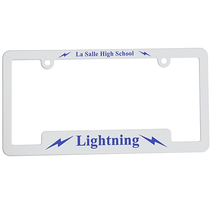 Corner View License Frame