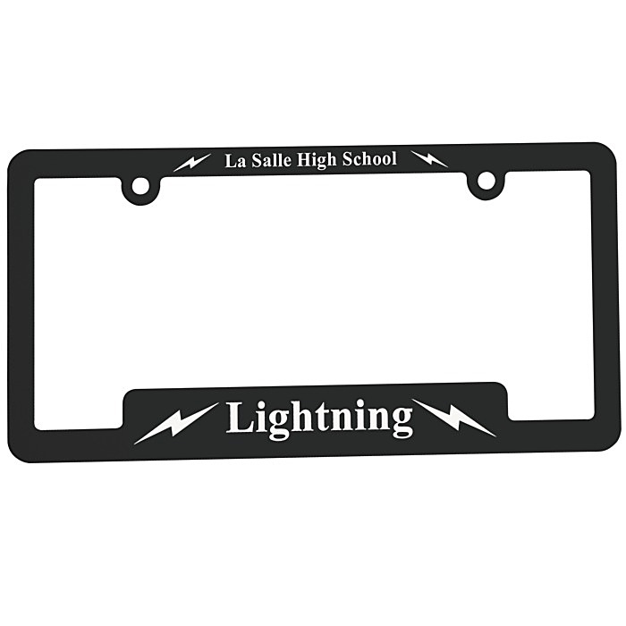 Corner View License Frame