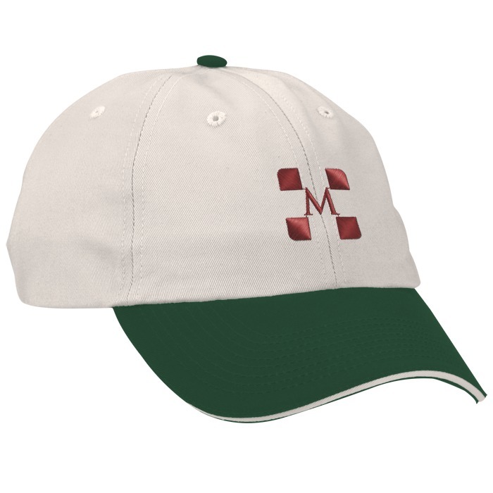 Custom Brushed Cotton Twill Sandwich Cap - Two Tone