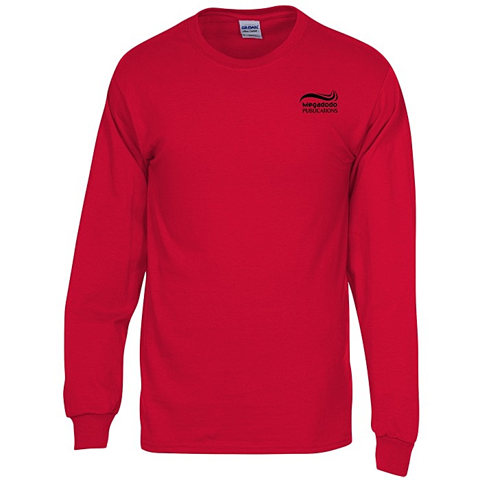 Custom Gildan Ultra Cotton LS T-Shirt - Screen - Colours