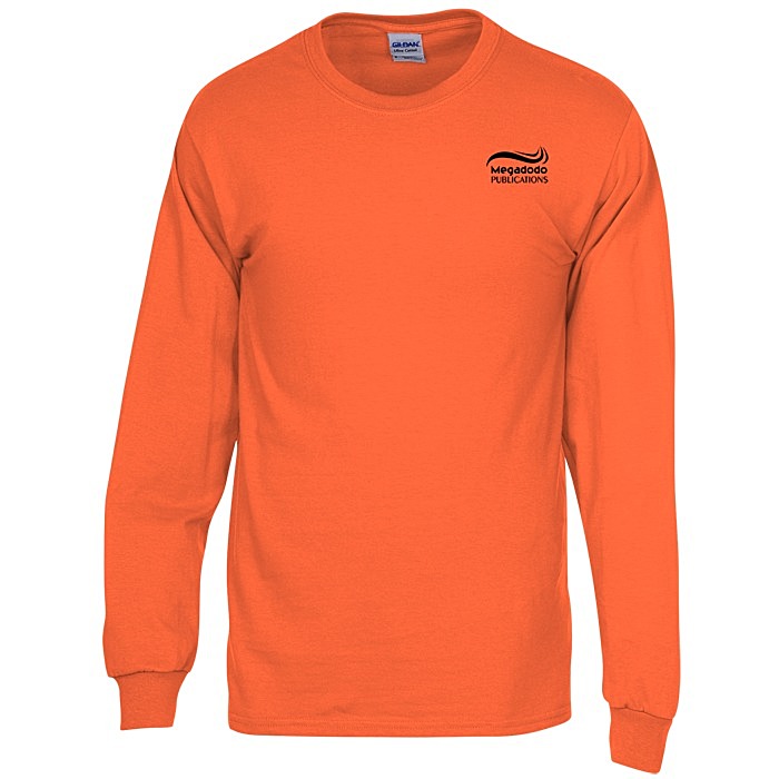 Custom Gildan Ultra Cotton LS T-Shirt - Screen - Colours