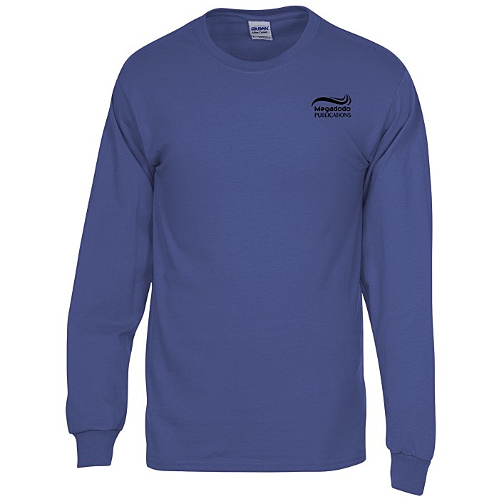 Custom Gildan Ultra Cotton LS T-Shirt - Screen - Colours