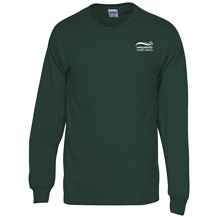 Custom Gildan Ultra Cotton LS T-Shirt - Screen - Colours