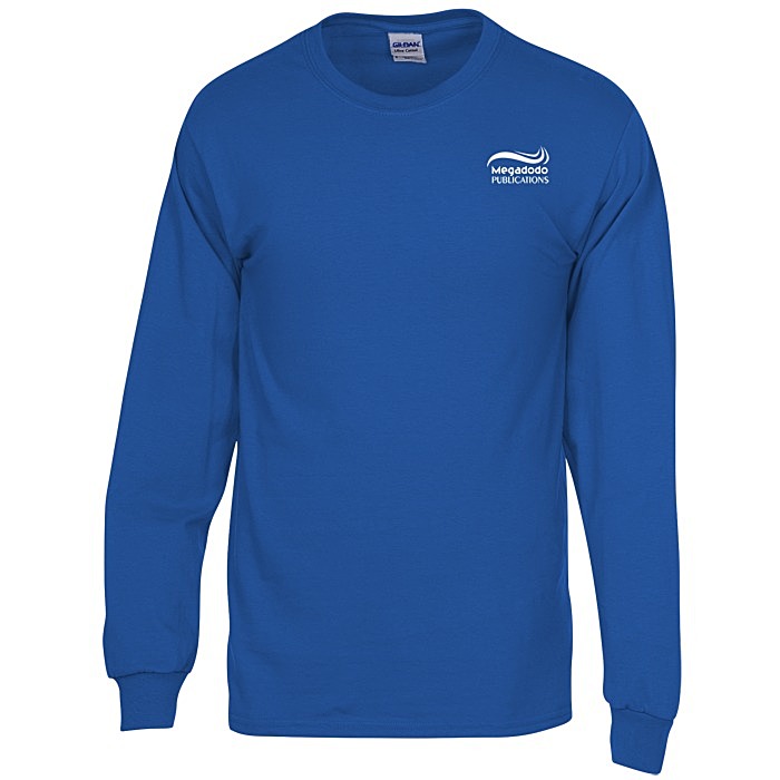 Custom Gildan Ultra Cotton LS T-Shirt - Screen - Colours