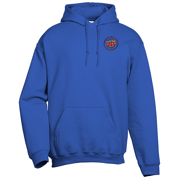 Custom Gildan 50/50 Adult Hooded Sweatshirt - Embroidered