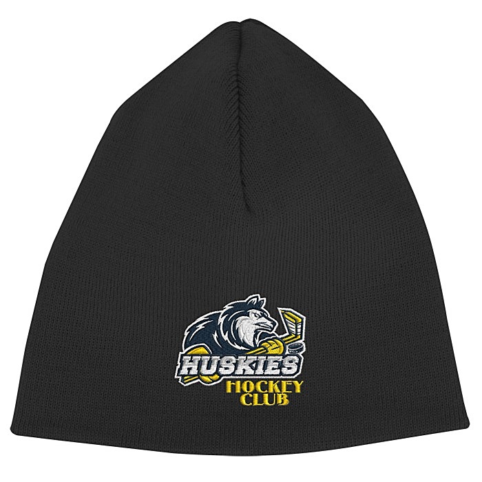 Custom Fine-Knit Solid Beanie