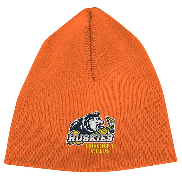 Custom Fine-Knit Solid Beanie