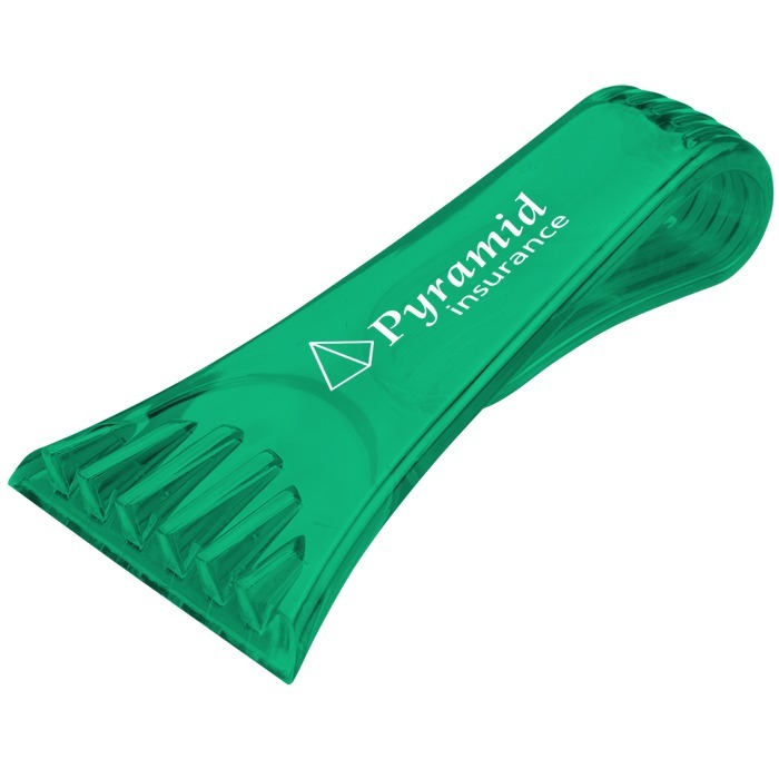 Custom Visor Ice Scraper - Translucent
