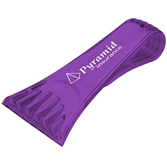 Custom Visor Ice Scraper - Translucent
