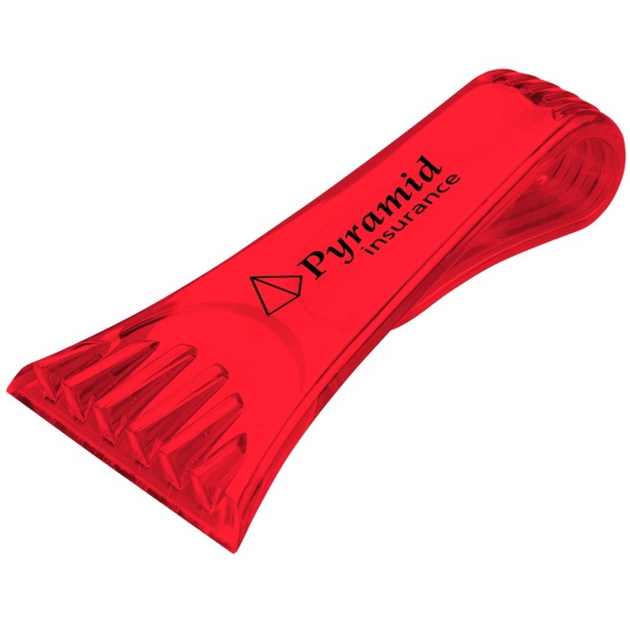 Custom Visor Ice Scraper - Translucent
