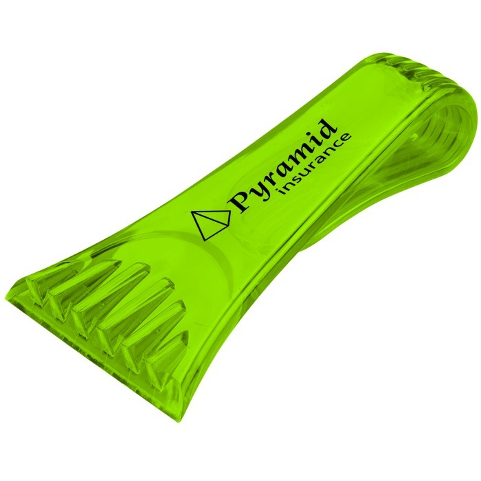 Custom Visor Ice Scraper - Translucent