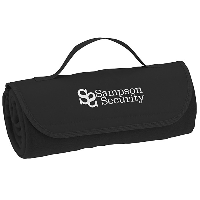 Custom Roll Up Fleece Blanket