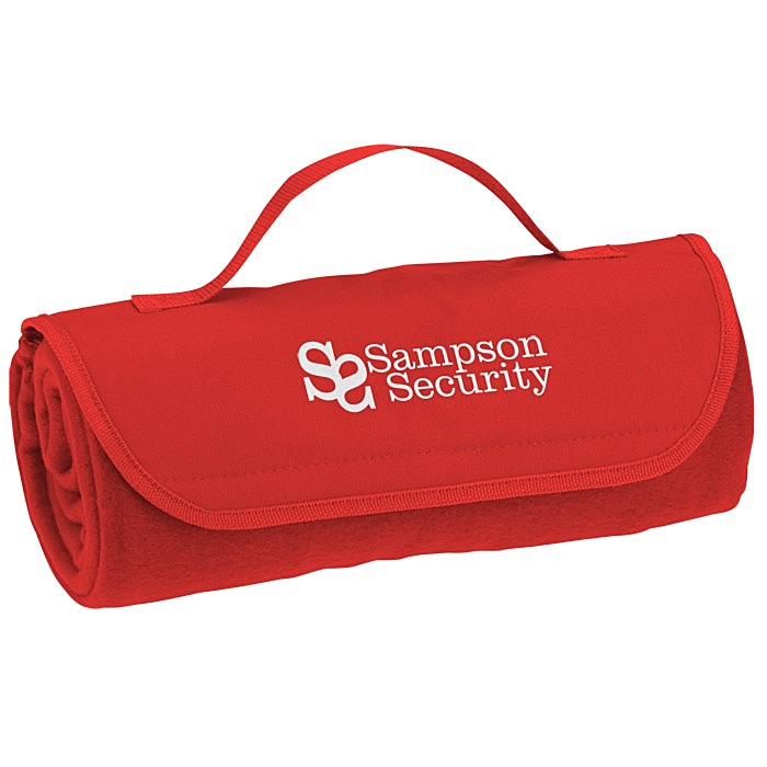 Custom Roll Up Fleece Blanket