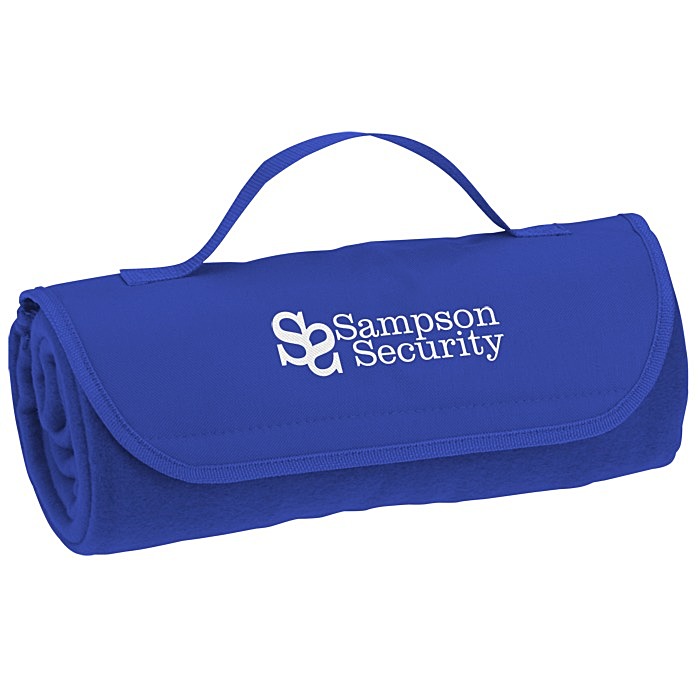 Custom Roll Up Fleece Blanket