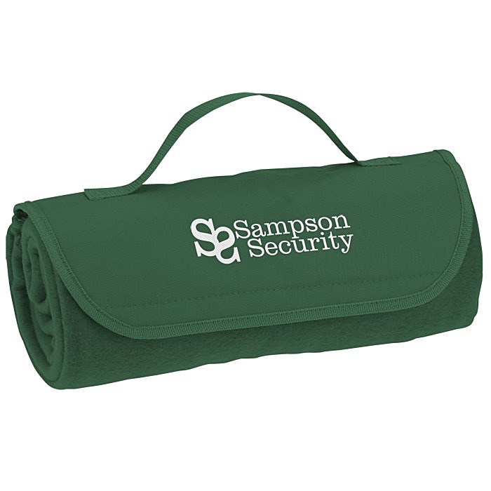 Custom Roll Up Fleece Blanket