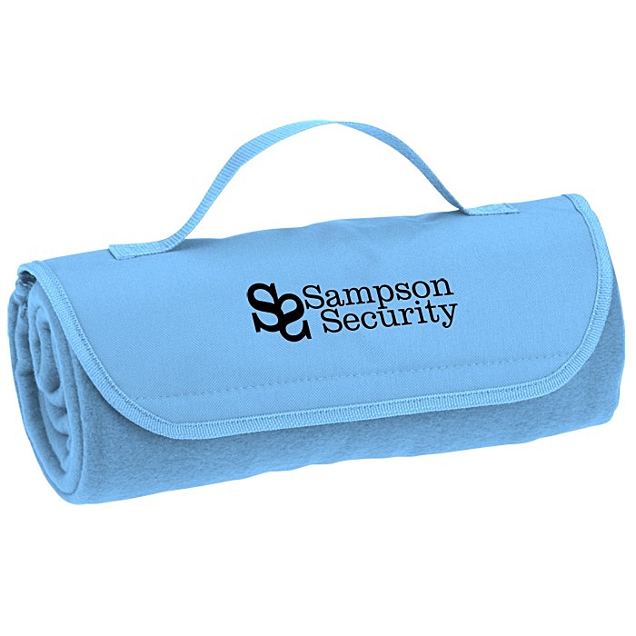 Custom Roll Up Fleece Blanket