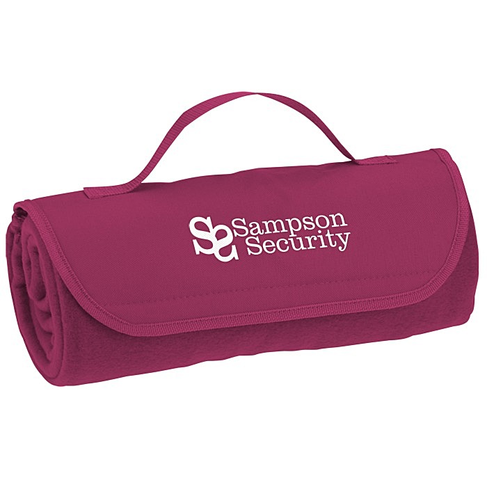Custom Roll Up Fleece Blanket