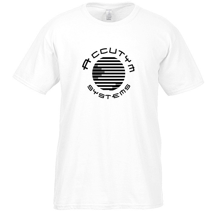 Custom Gildan Softstyle T-Shirt - Men's - White - Screen