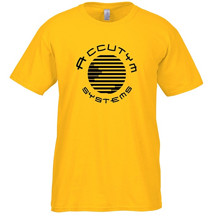 Custom Gildan Softstyle T-Shirt - Men's - Colours - Screen