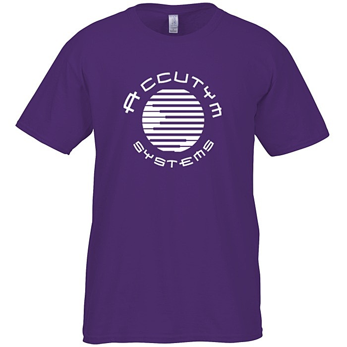 Custom Gildan Softstyle T-Shirt - Men's - Colours - Screen