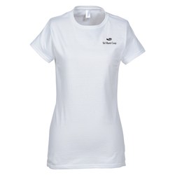 Custom Gildan Softstyle T-Shirt - Ladies' - White - Screen