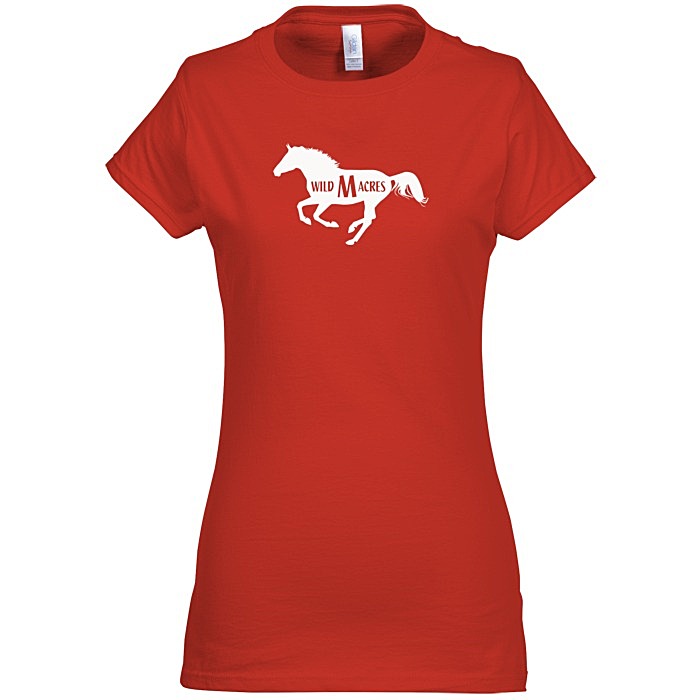 Custom Gildan Softstyle T-Shirt - Ladies' - Colours - Screen