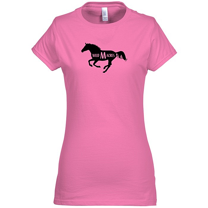 Custom Gildan Softstyle T-Shirt - Ladies' - Colours - Screen