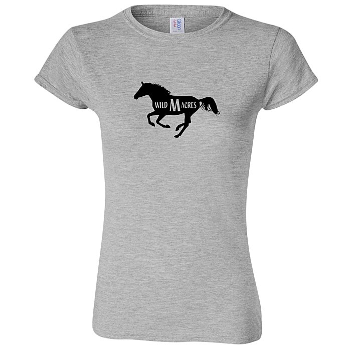 Custom Gildan Softstyle T-Shirt - Ladies' - Colours - Screen