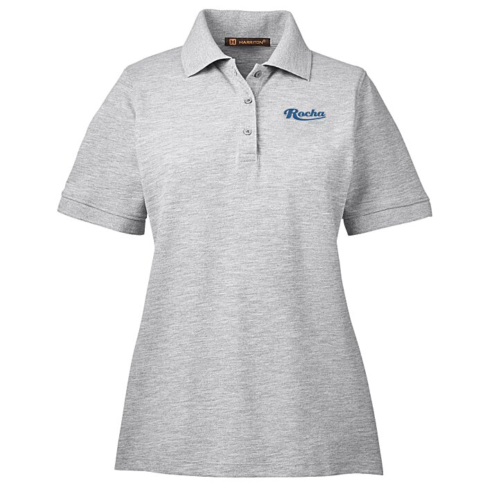 Custom Harriton 9.3-ounce Easy Blend Polo - Ladies' - Embroidered