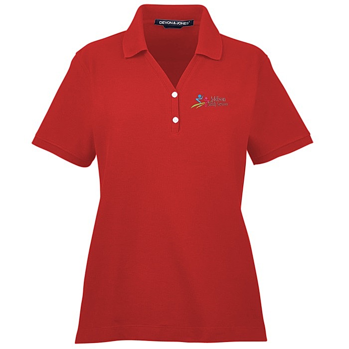 Custom Peruvian Pima Cotton Polo - Ladies'
