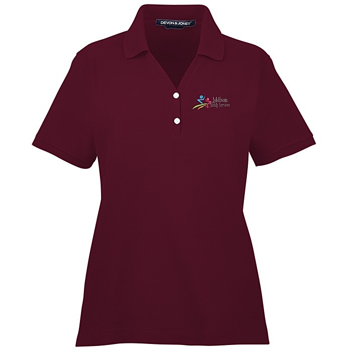 Custom Peruvian Pima Cotton Polo - Ladies'