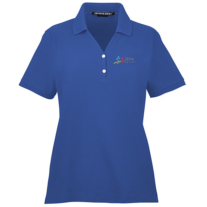 Custom Peruvian Pima Cotton Polo - Ladies'