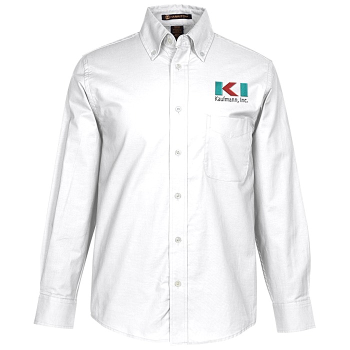 Custom Structured Stain Release Oxford Shirt - Men's