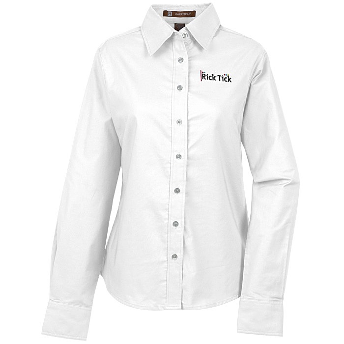 Custom Structure Stain Release Oxford Shirt- Ladies'