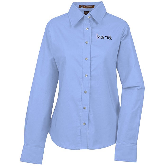 Custom Structure Stain Release Oxford Shirt- Ladies'