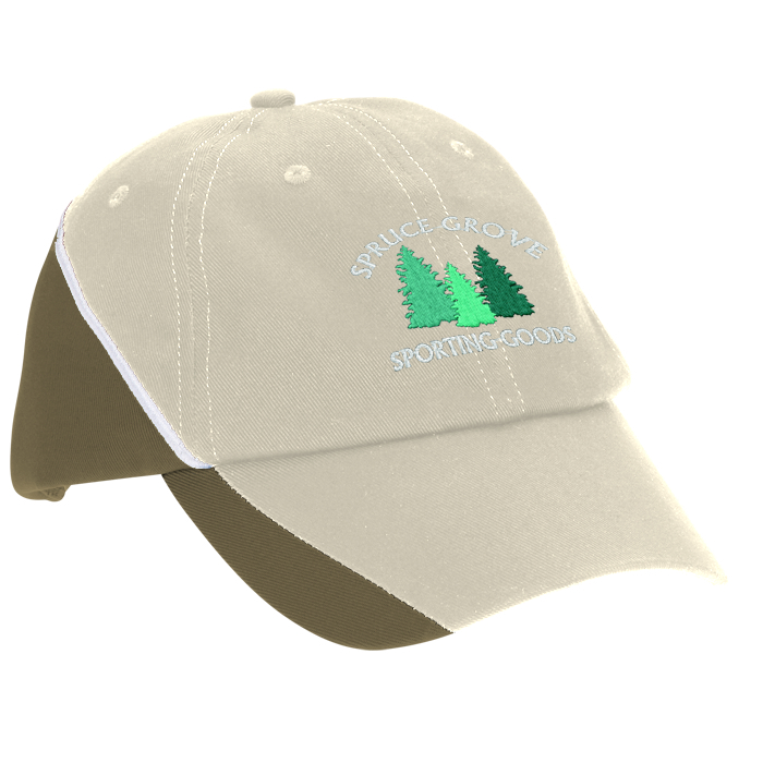 Custom Premium Cotton Twill Cap with Back Wave