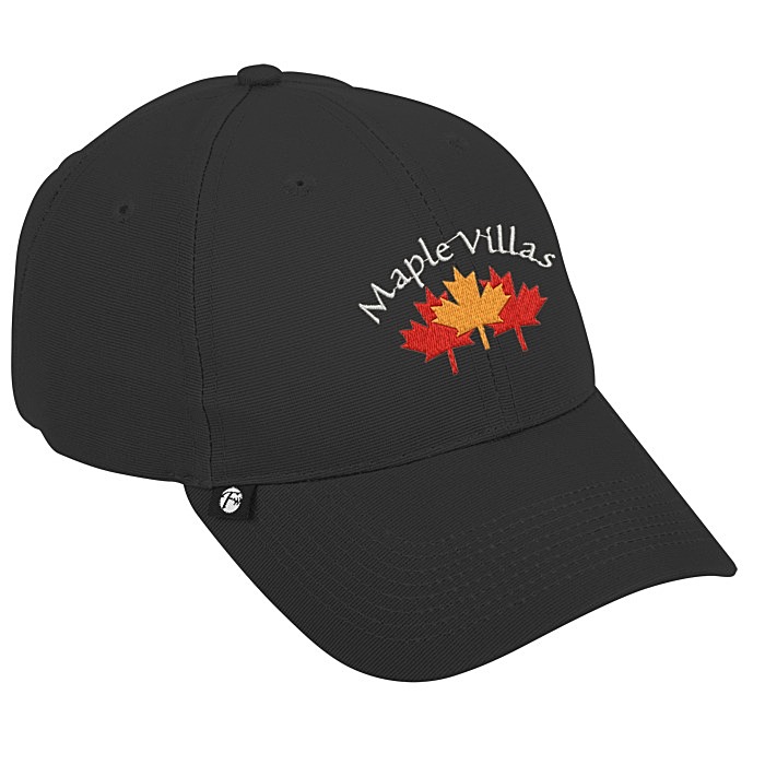 Custom Microcord Golf Cap with Tee Holder