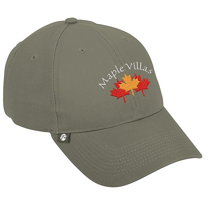 Custom Microcord Golf Cap with Tee Holder