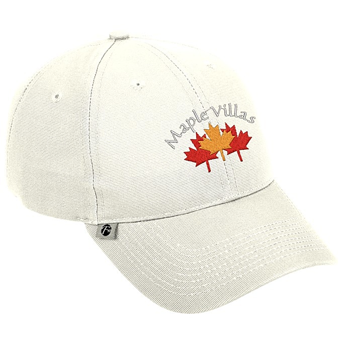 Custom Microcord Golf Cap with Tee Holder