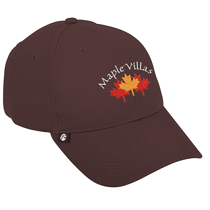 Custom Microcord Golf Cap with Tee Holder
