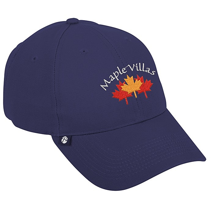 Custom Microcord Golf Cap with Tee Holder