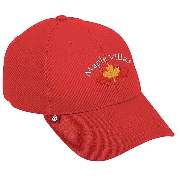 Custom Microcord Golf Cap with Tee Holder
