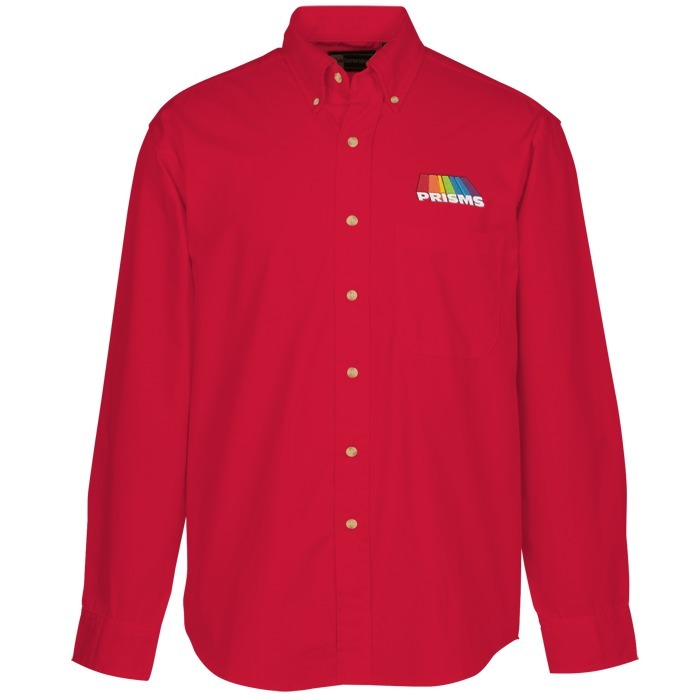 Custom Easy Care Poplin Shirt - Men's