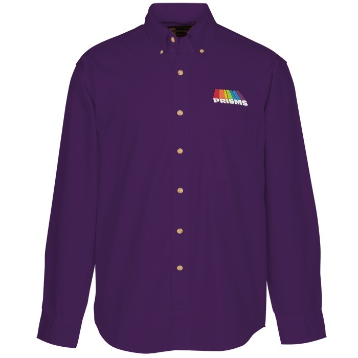Custom Easy Care Poplin Shirt - Men's